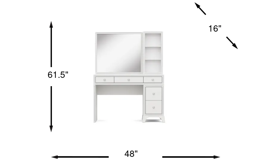 Dimension Image. Please refer to the Dimension Tab on this page for dimension details.