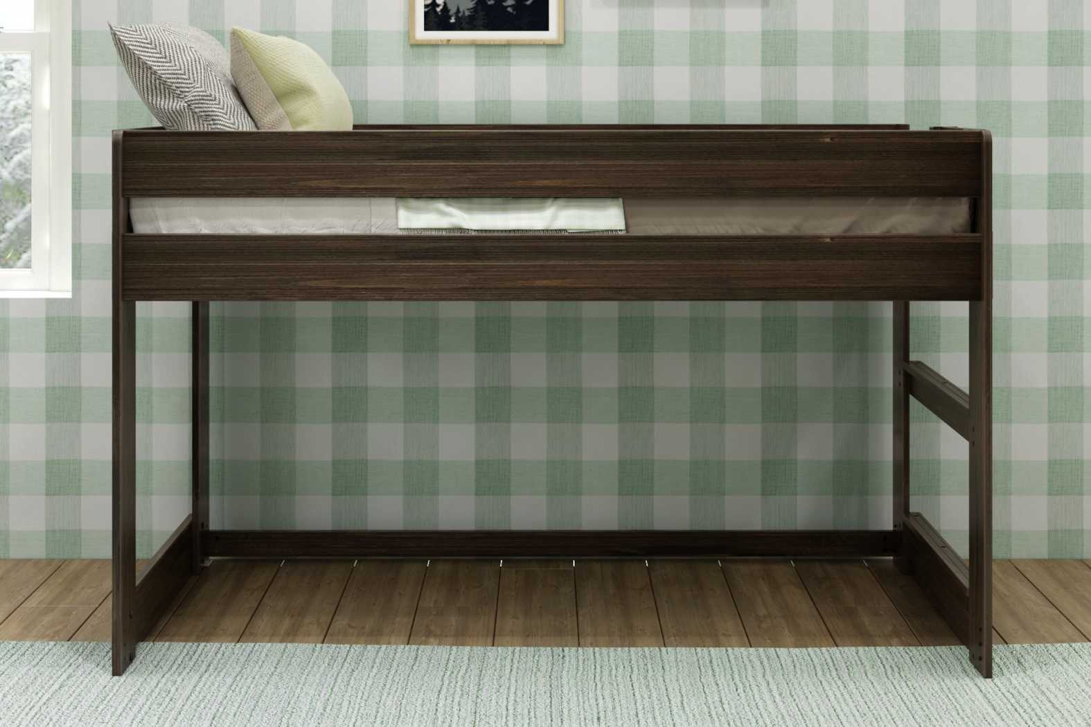 Kids Alzbeta I Brown Twin Loft Bed - Thumbnail - Image 2