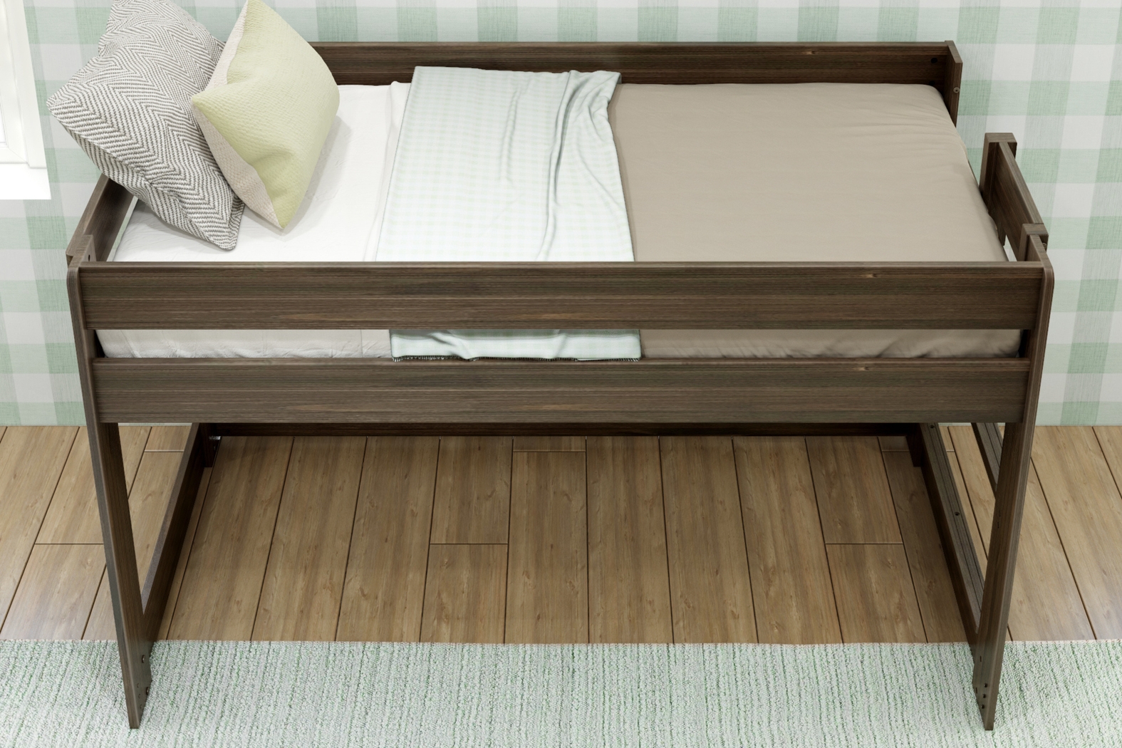 Kids Alzbeta I Brown Twin Loft Bed - Thumbnail - Image 4