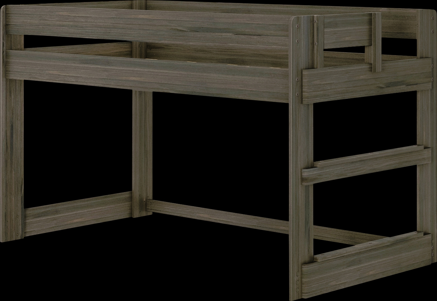 Kids Alzbeta I Brown Twin Loft Bed - Thumbnail - Image 1