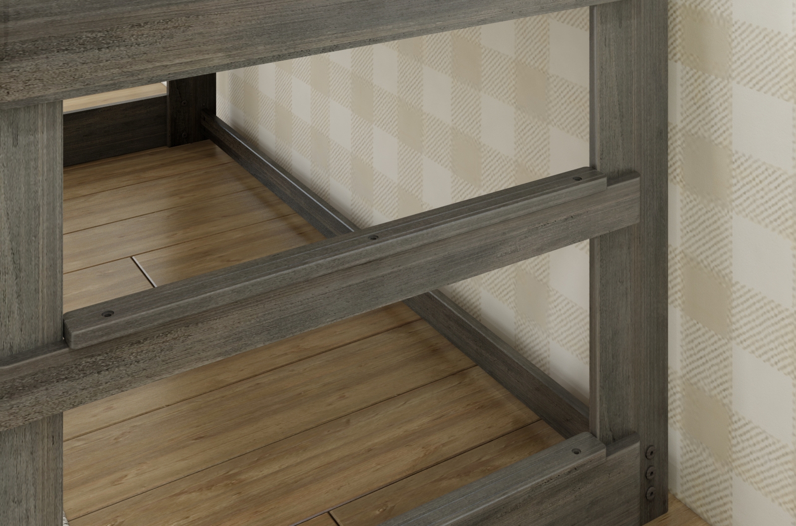 Kids Alzbeta I Gray Twin Loft Bed - Thumbnail - Image 6