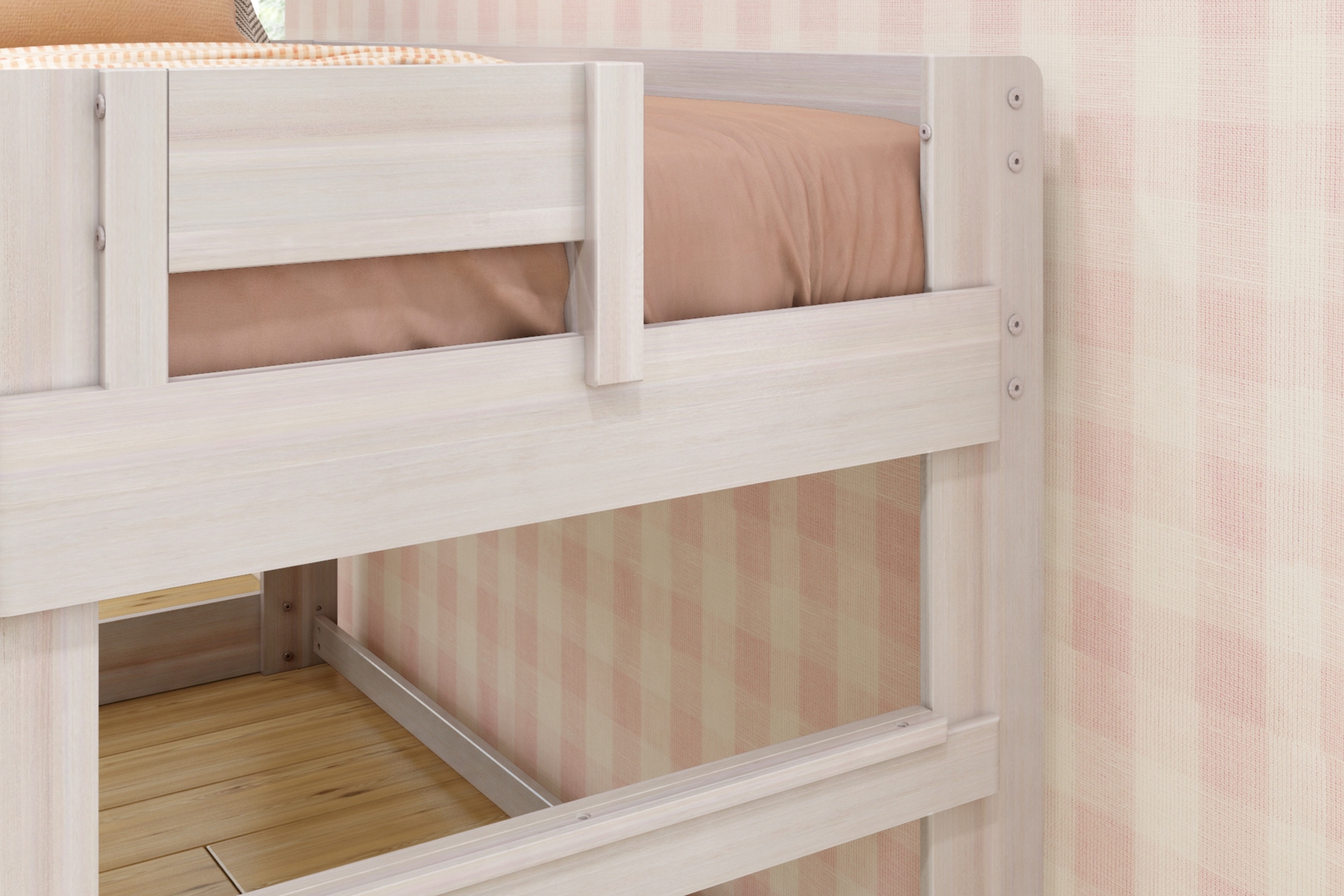 Kids Alzbeta I White Twin Loft Bed - Thumbnail - Image 5