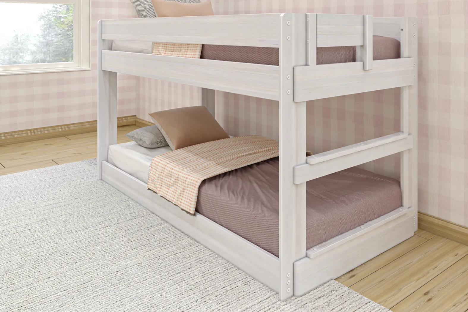 Alzbeta II White Colors,White Twin/Twin Bunk Bed | Rooms to Go