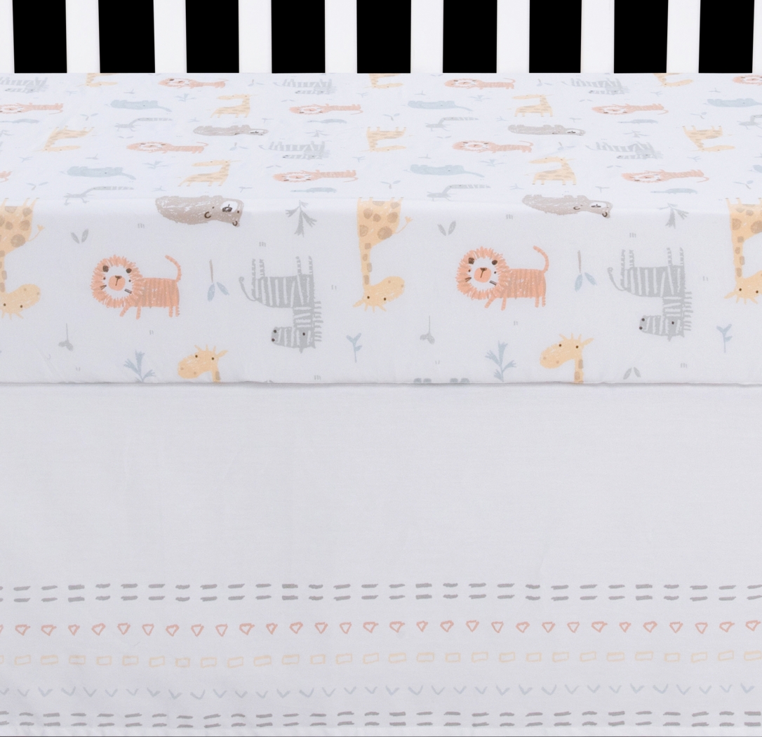 Kids Amaia White 3 Pc Baby Bedding Set - Thumbnail - Image 2