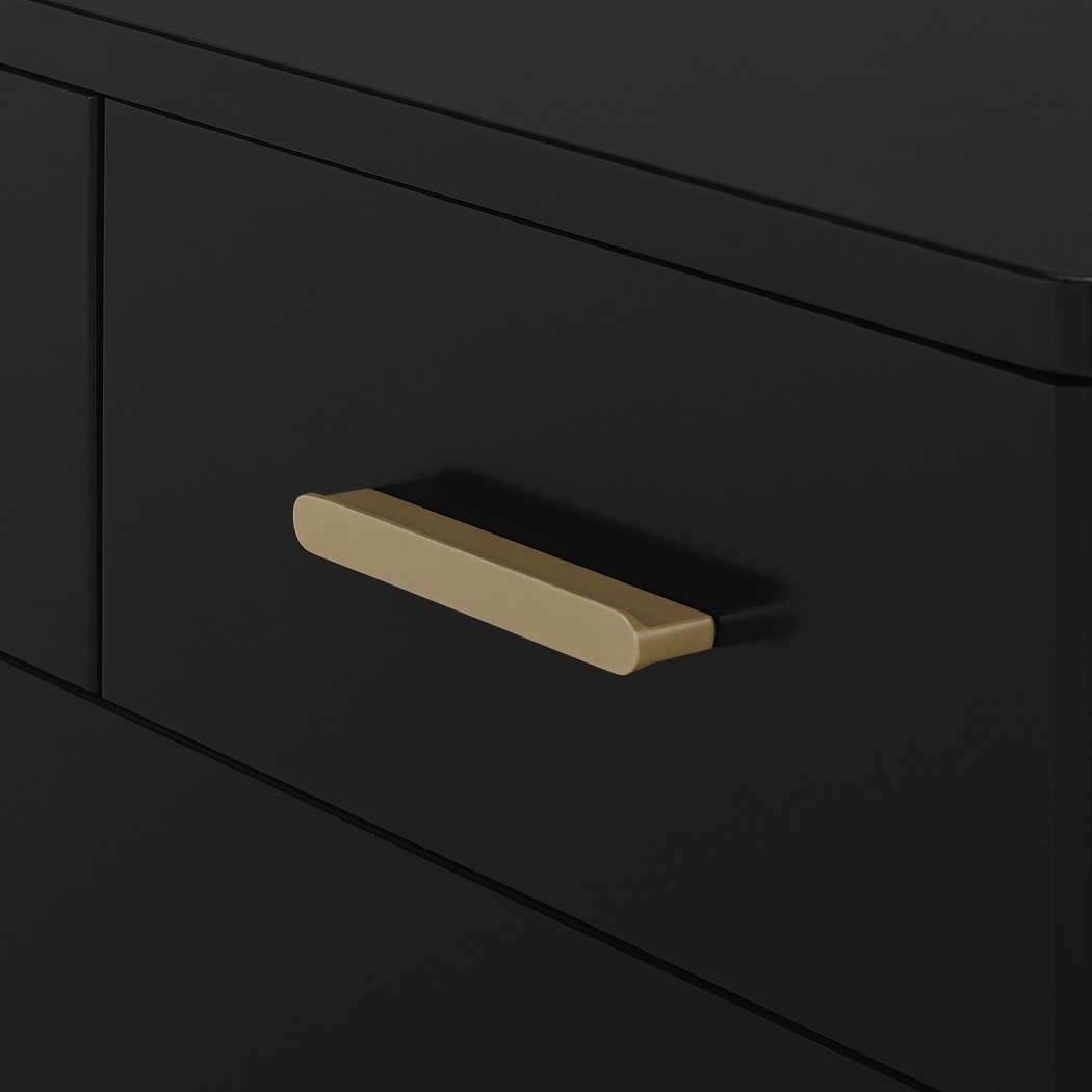 Kids Amarine Black Dresser & Changing Table - Thumbnail - Image 6