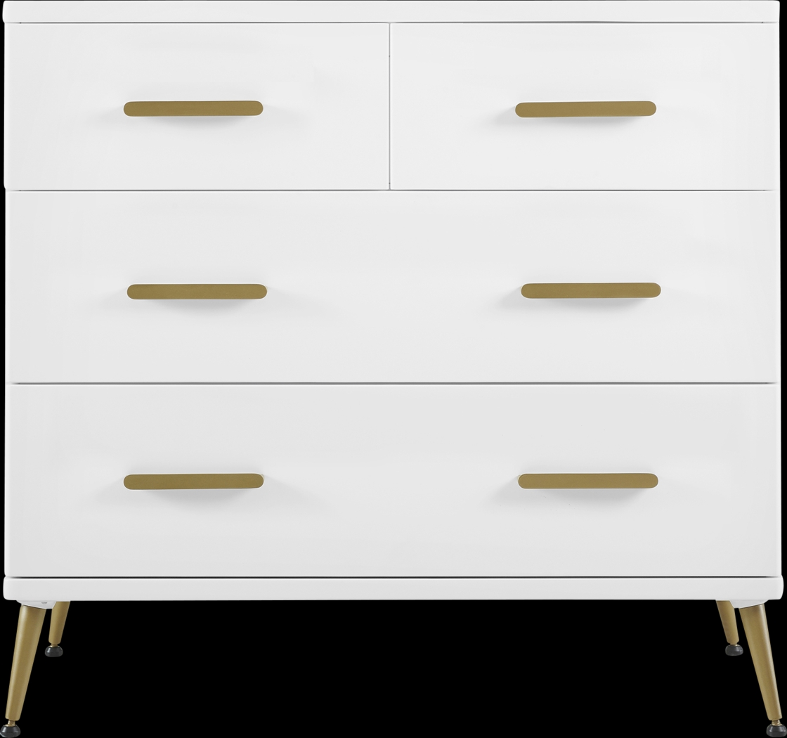 Kids Amarine White Dresser & Changing Table - Thumbnail - Image 4