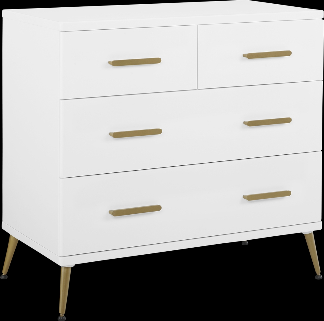 Kids Amarine White Dresser & Changing Table - Thumbnail - Image 8