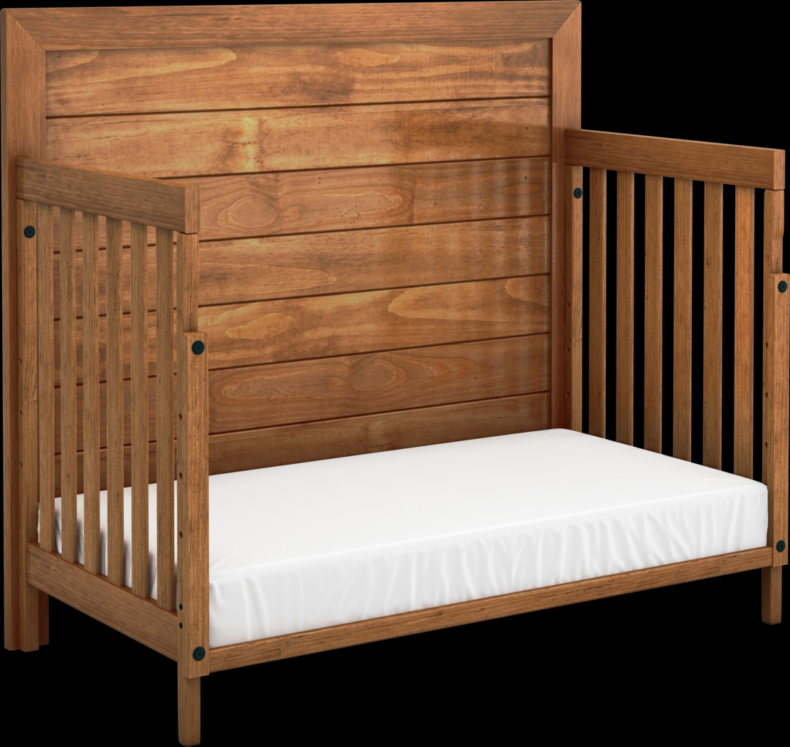 Kids Amber Creek Cinnamon Convertible Crib with Toddler Rail and Full Conversion Rails - Thumbnail - Image 2
