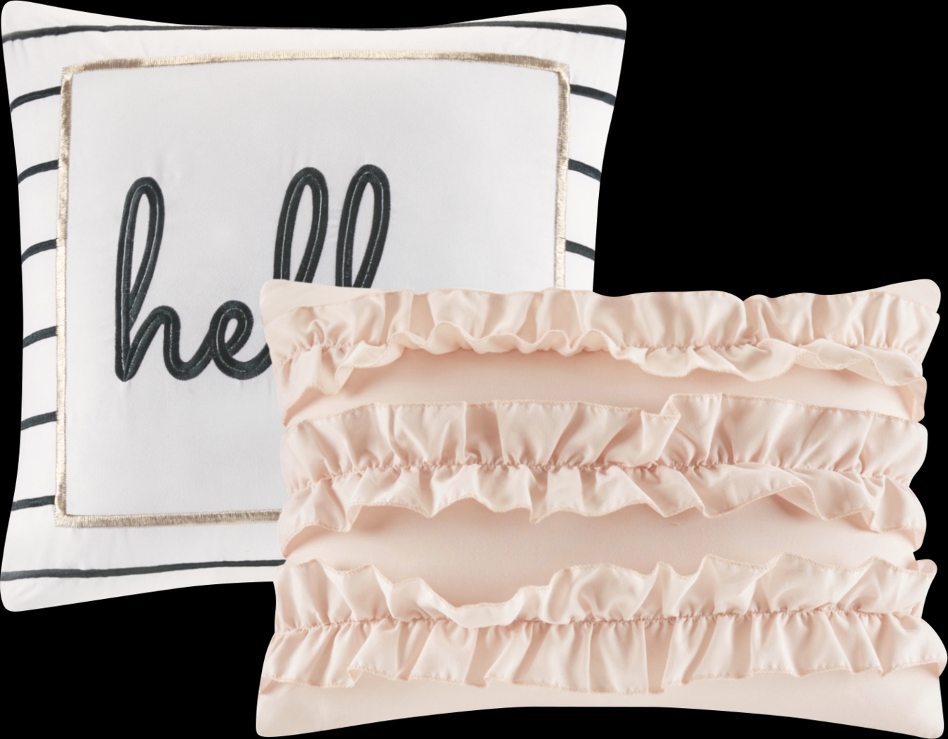 Kids Amedee Blush 4 Pc Twin Comforter Set - Thumbnail - Image 9