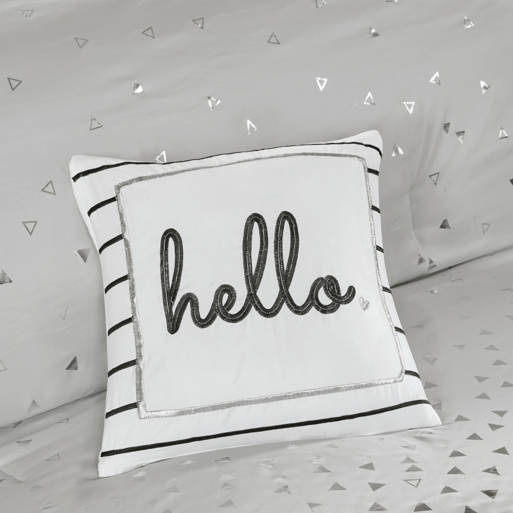 Kids Amedee Gray 5 Pc Full/Queen Comforter Set - Thumbnail - Image 6