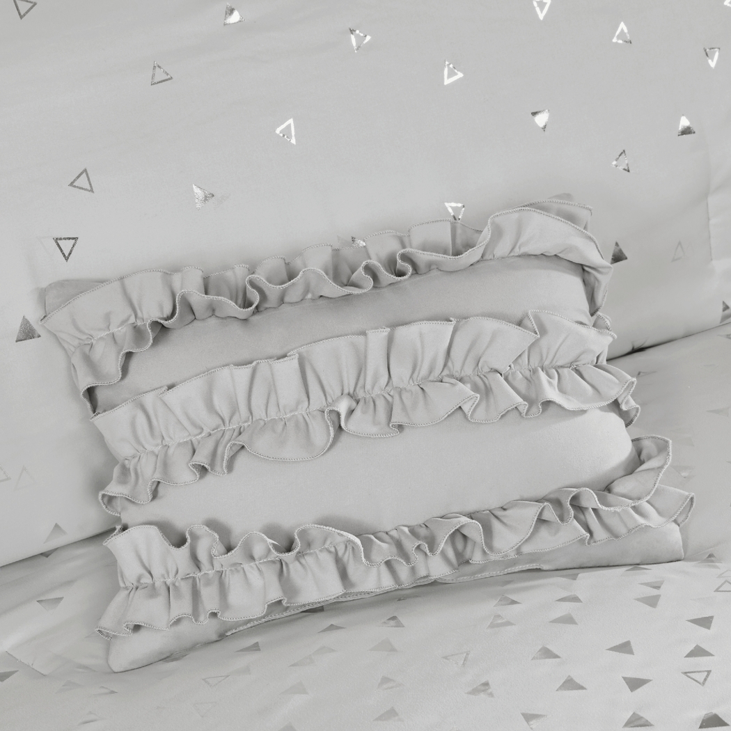 Kids Amedee Gray 5 Pc Full/Queen Comforter Set - Thumbnail - Image 7