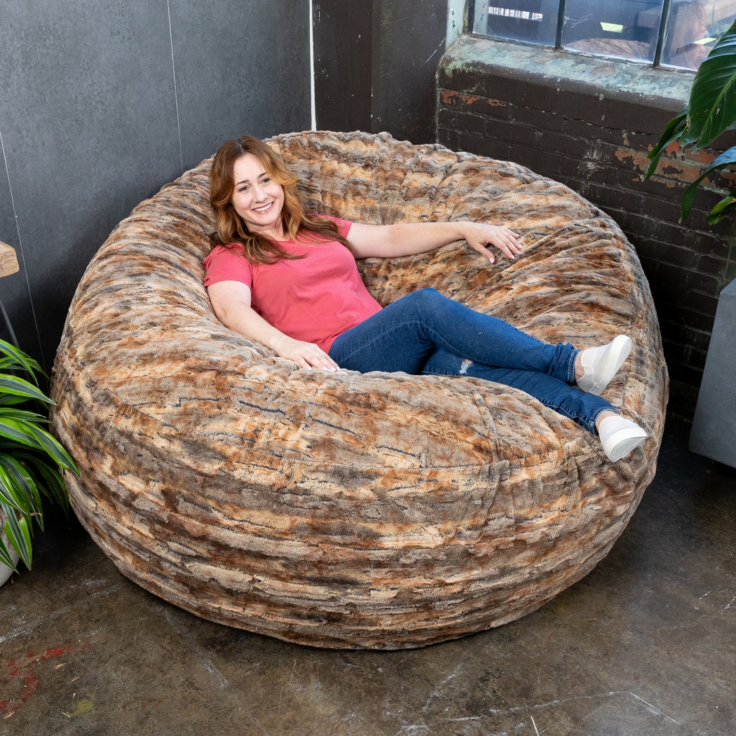 Kids Amraam Red Bean Bag Chair - Thumbnail - Image 3