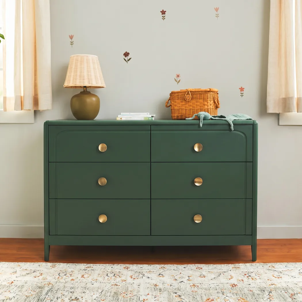 Kids Anato Green 6 Drawer Dresser - Thumbnail - Image 2