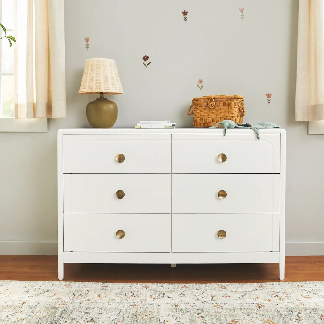 Kids Anato White 6 Drawer Dresser - Thumbnail - Image 2