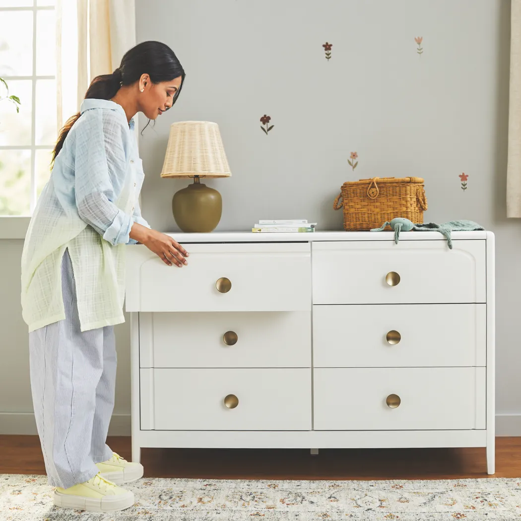 Kids Anato White 6 Drawer Dresser - Thumbnail - Image 4