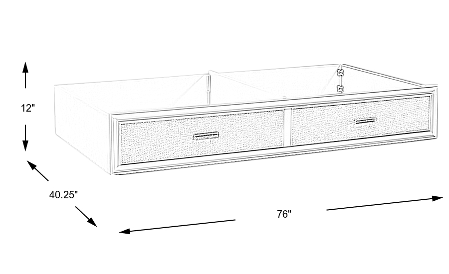 Dimension Image. Please refer to the Dimension Tab on this page for dimension details.