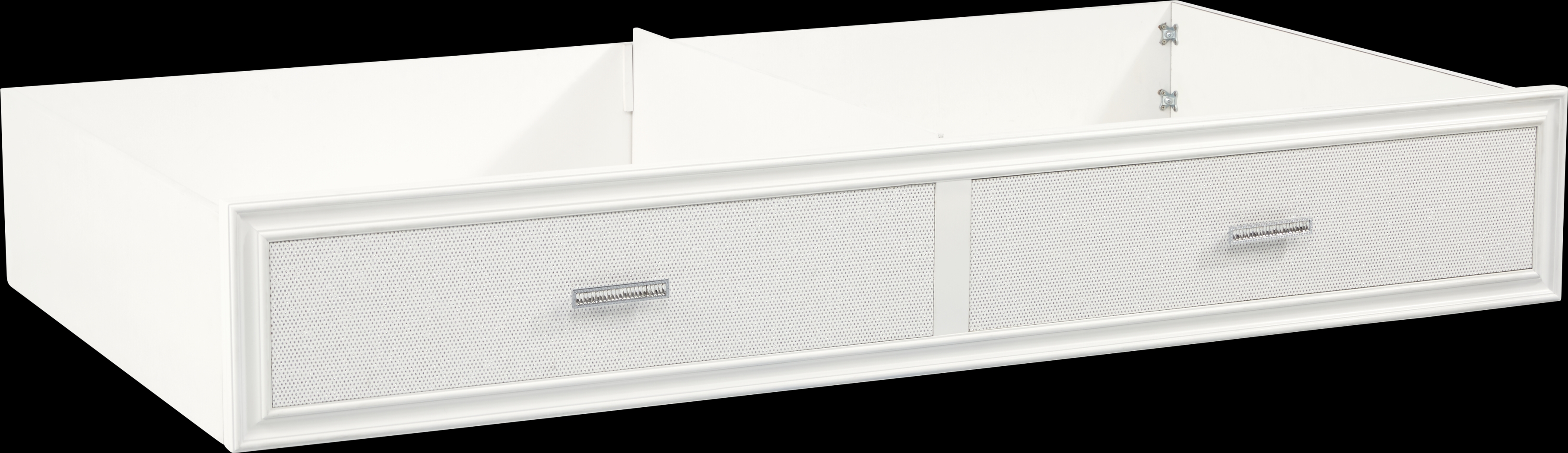 Kids Angelique White Twin Storage Trundle - Thumbnail - Image 1