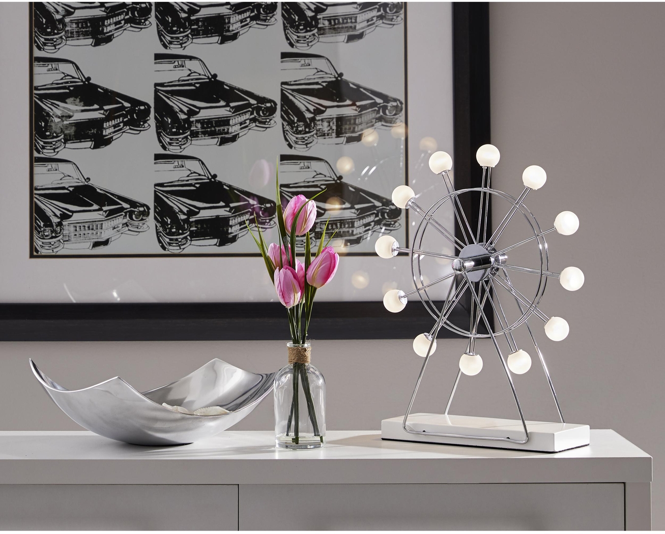 Kids Anglio Silver Table Lamp - Thumbnail - Image 3