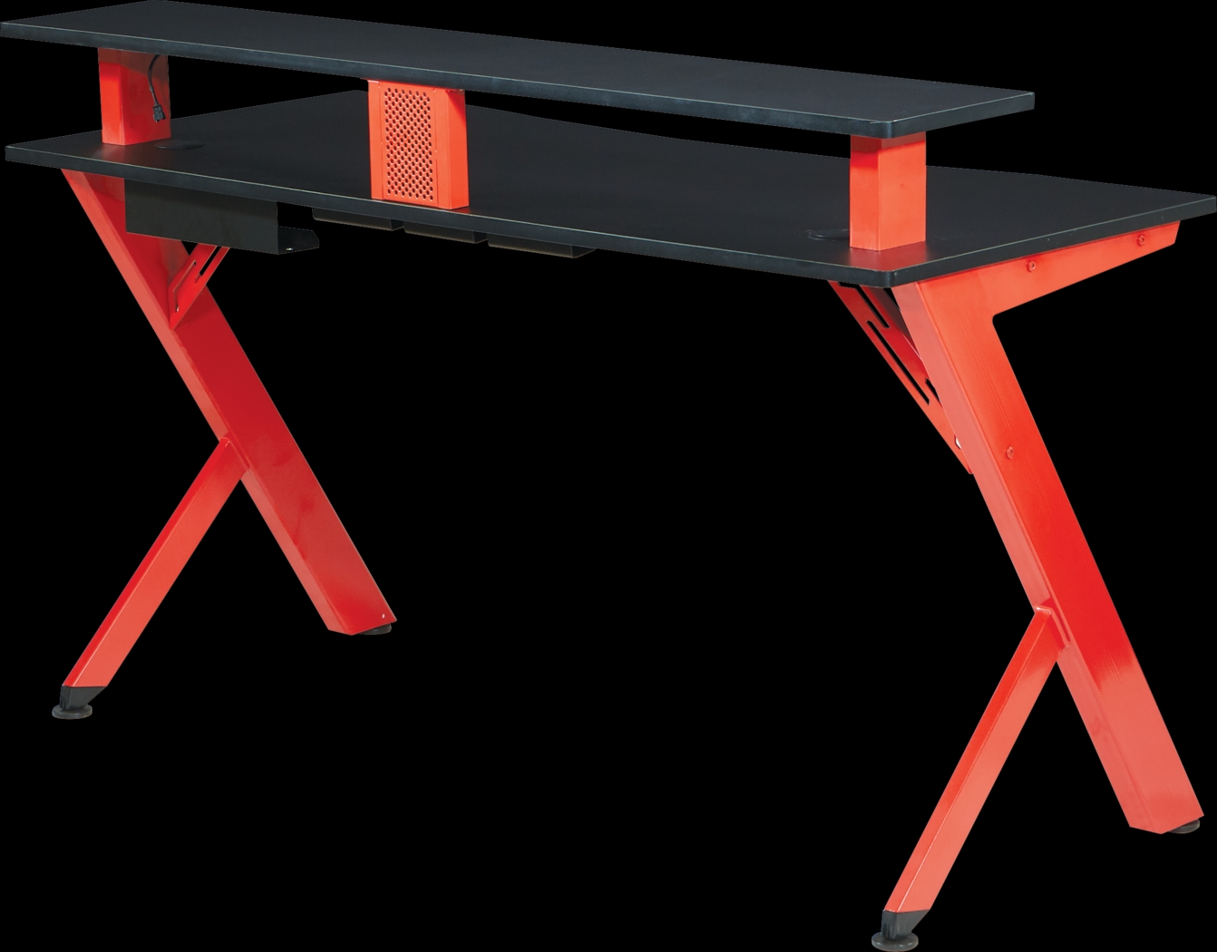 Antinous Red 54 in. PC Gaming Desk - Thumbnail - Image 2