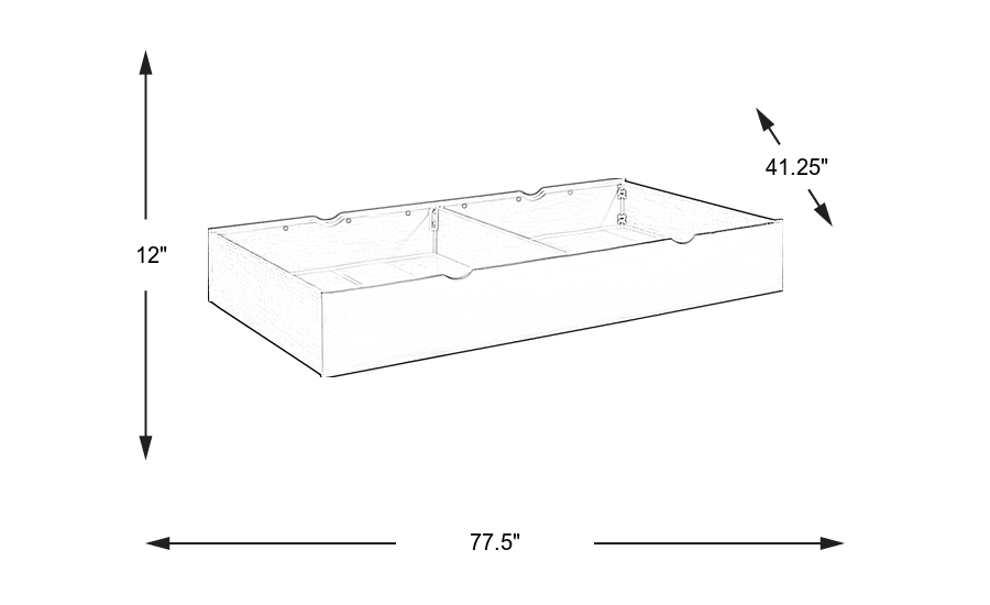 Dimension Image. Please refer to the Dimension Tab on this page for dimension details.