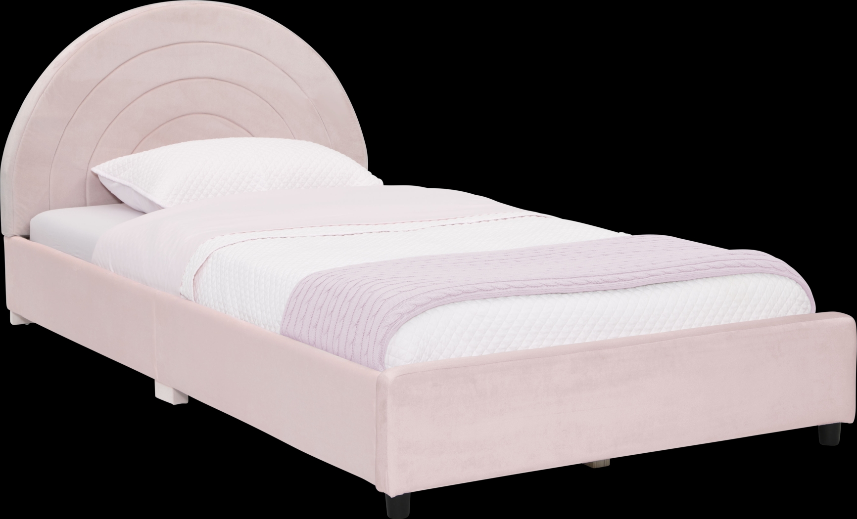 Kids Aracha Pink Twin Bed - Thumbnail - Image 1