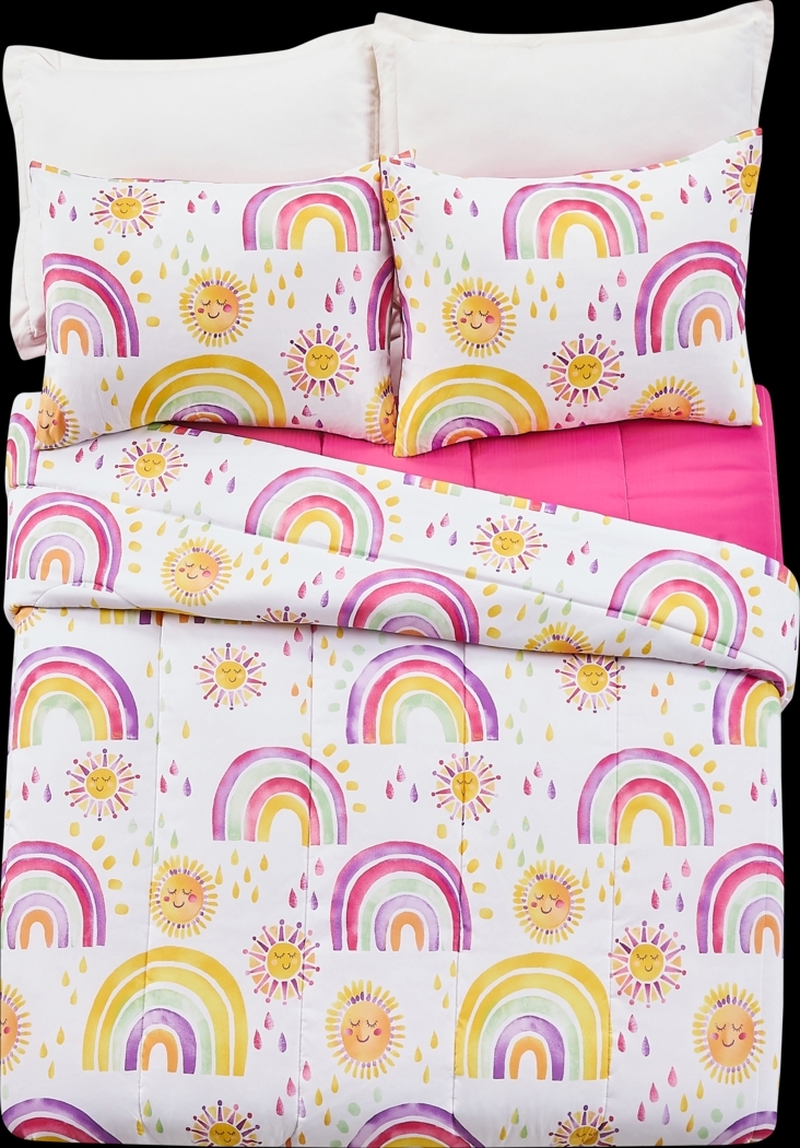 Kids Arcle Pink Twin Comforter Set - Thumbnail - Image 2