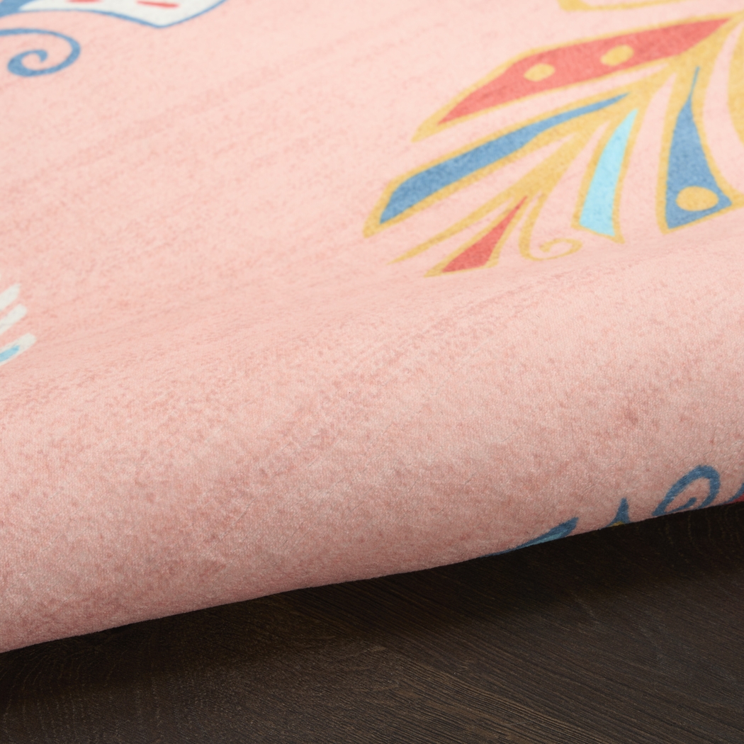 Kids Arlo Feather Pink 4' x 6' Rug - Thumbnail - Image 8