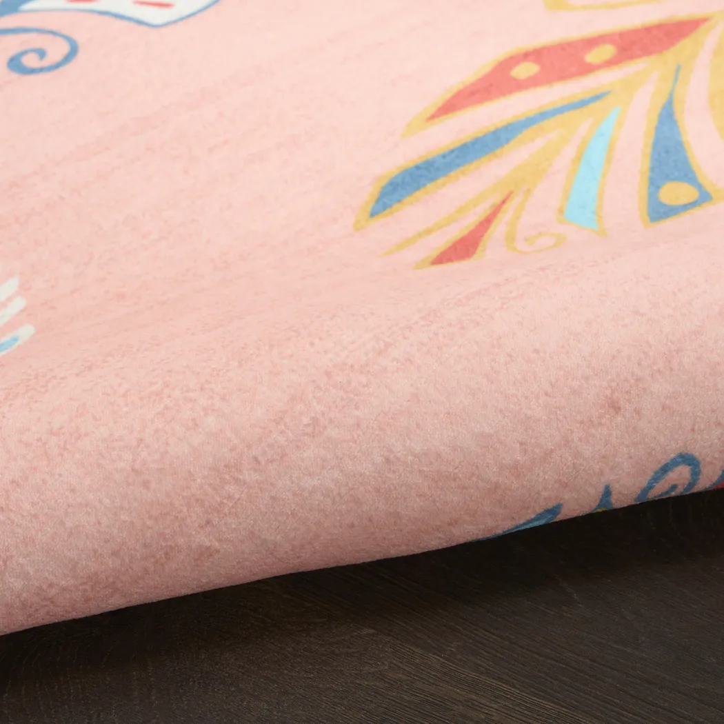 Kids Arlo Feather Pink 5' x 7' Rug - Thumbnail - Image 8