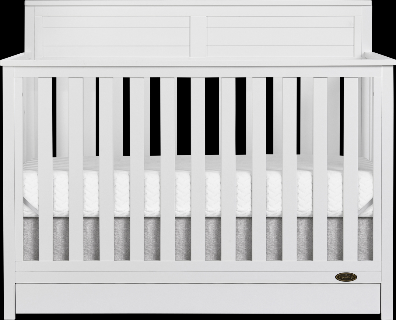 Kids Aroro White Convertible Crib - Thumbnail - Image 1