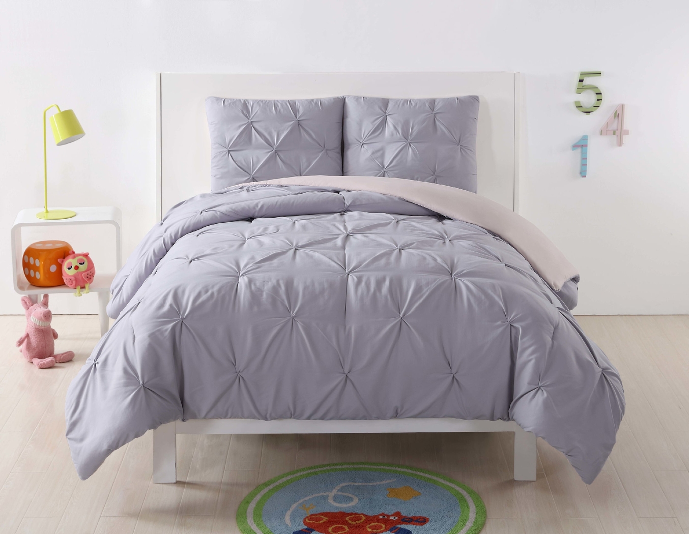 Kids Arrisa Lavender Full/Queen Comforter Set - Thumbnail - Image 1