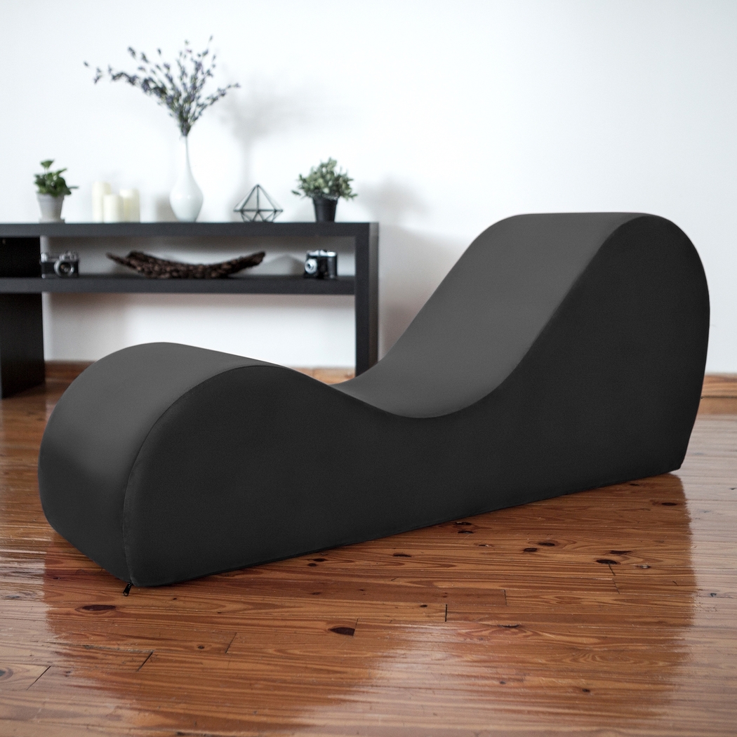 Kids Asanna Black Lounge Chair - Thumbnail - Image 7