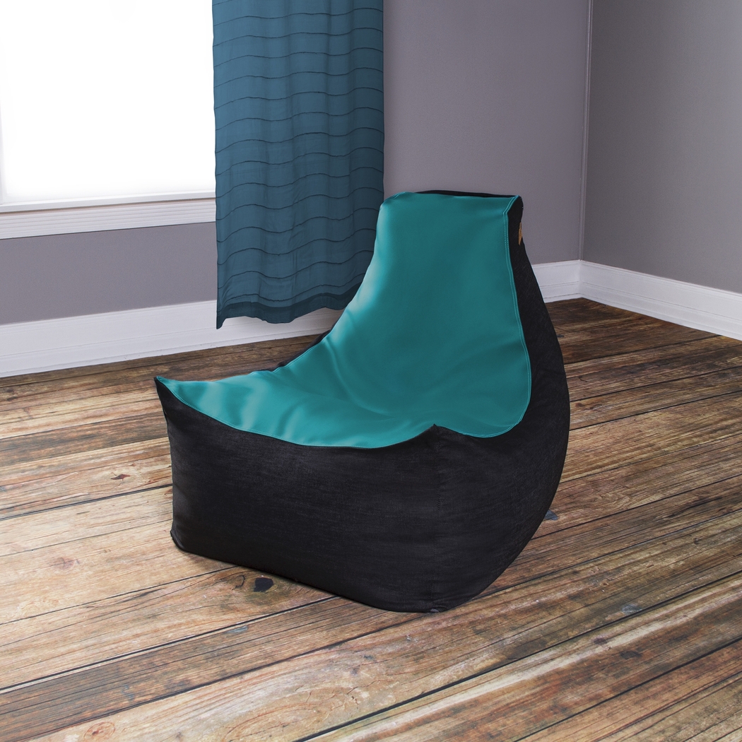 Kids Azani Blue Gaming Bean Bag Chair - Thumbnail - Image 6