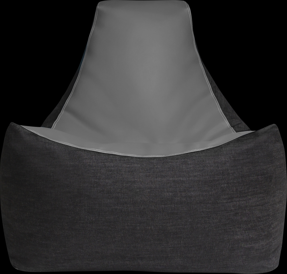 Kids Azani Gray Gaming Bean Bag Chair - Thumbnail - Image 2