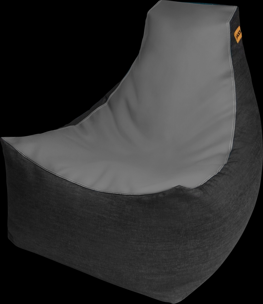 Kids Azani Gray Gaming Bean Bag Chair - Thumbnail - Image 1