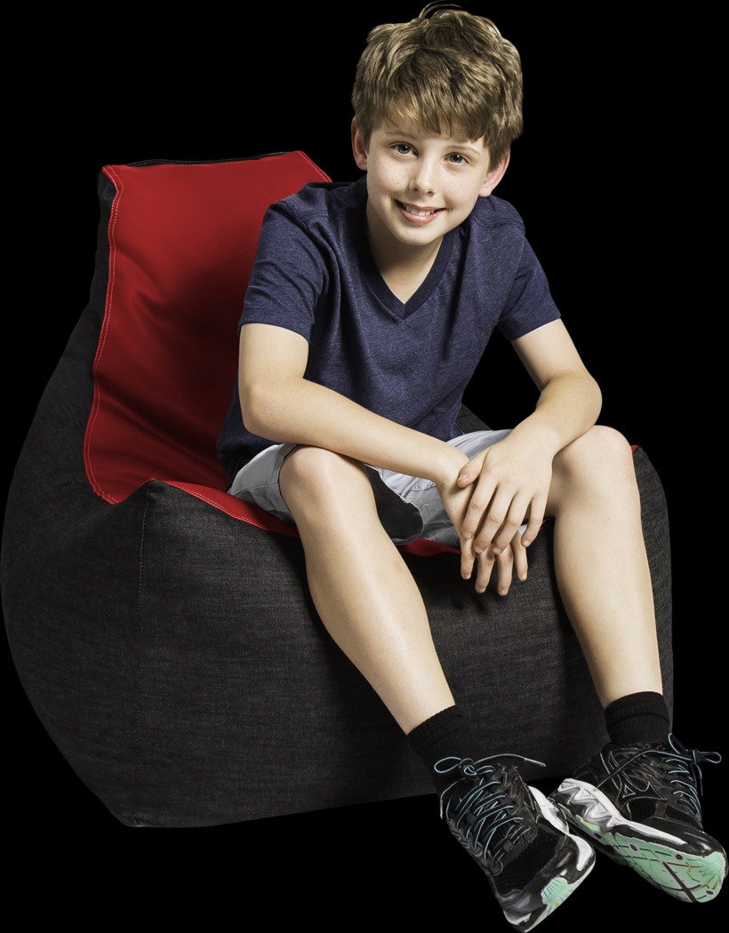 Kids Azani Red Gaming Bean Bag Chair - Thumbnail - Image 4