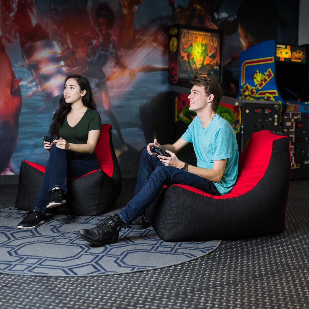 Kids Azani Red Gaming Bean Bag Chair - Thumbnail - Image 9