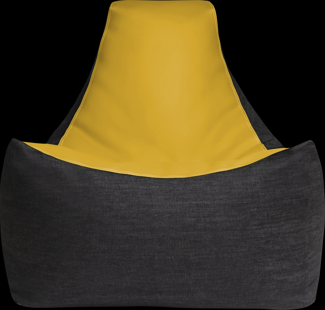 Kids Azani Yellow Gaming Bean Bag Chair - Thumbnail - Image 2