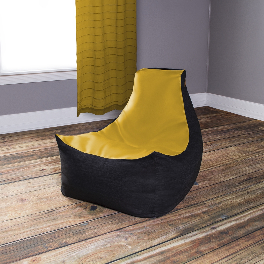 Kids Azani Yellow Gaming Bean Bag Chair - Thumbnail - Image 6