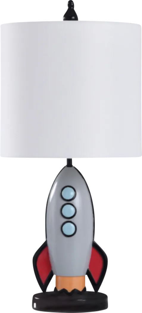 Kids Astronauts Decor Multi Space Shuttle Table Lamp - Thumbnail - Image 1