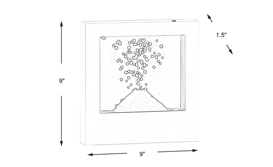 Dimension Image. Please refer to the Dimension Tab on this page for dimension details.