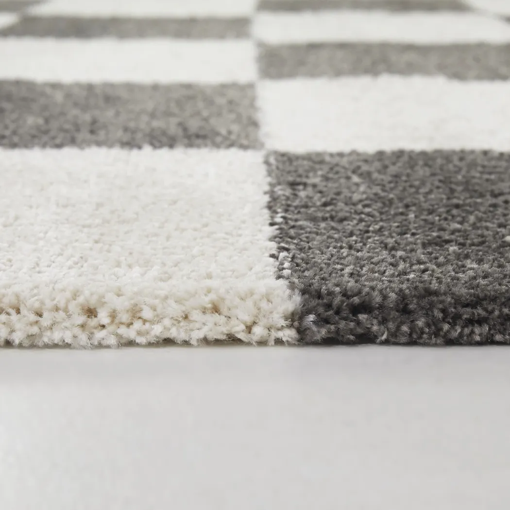 Kids Vibe Check Gray 7'10 x 10' Rug - Thumbnail - Image 3