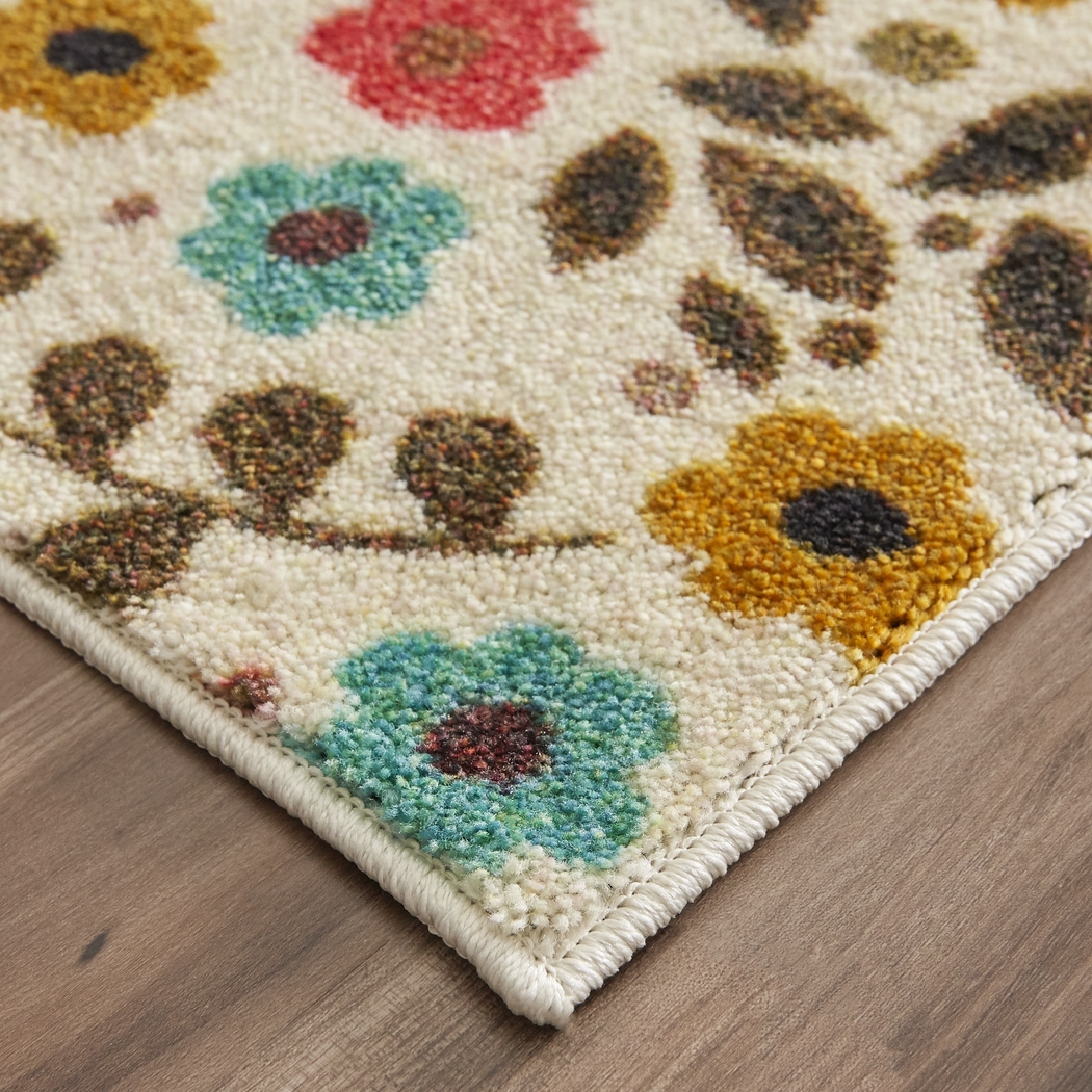 Kids Autumn Forest Beige 5' x 8' Rug - Thumbnail - Image 5