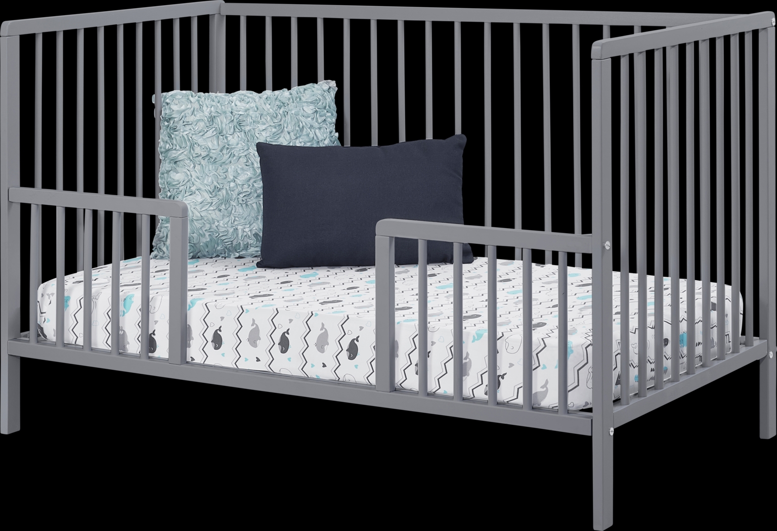 Kids Avukhi Gray Convertible Crib - Thumbnail - Image 4