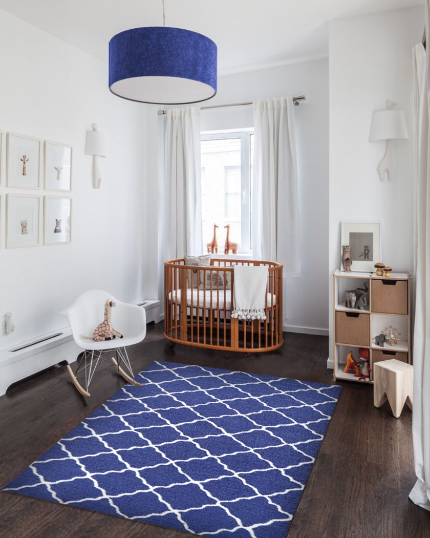 Kids Ayumy Navy 2'8 x 4'8 Rug - Thumbnail - Image 2