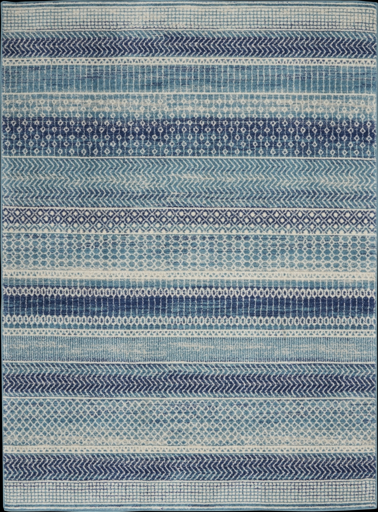 Kids Azurine Navy 4' x 6' Rug - Thumbnail - Image 1