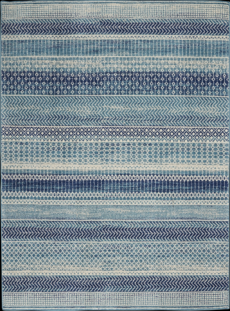 Kids Azurine Navy 5' x 7' Rug - Thumbnail - Image 1