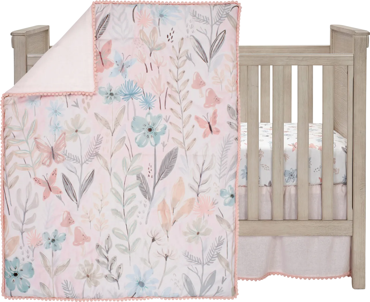 Kids Baby Blooms Multi Baby Bedding Set - Image 2