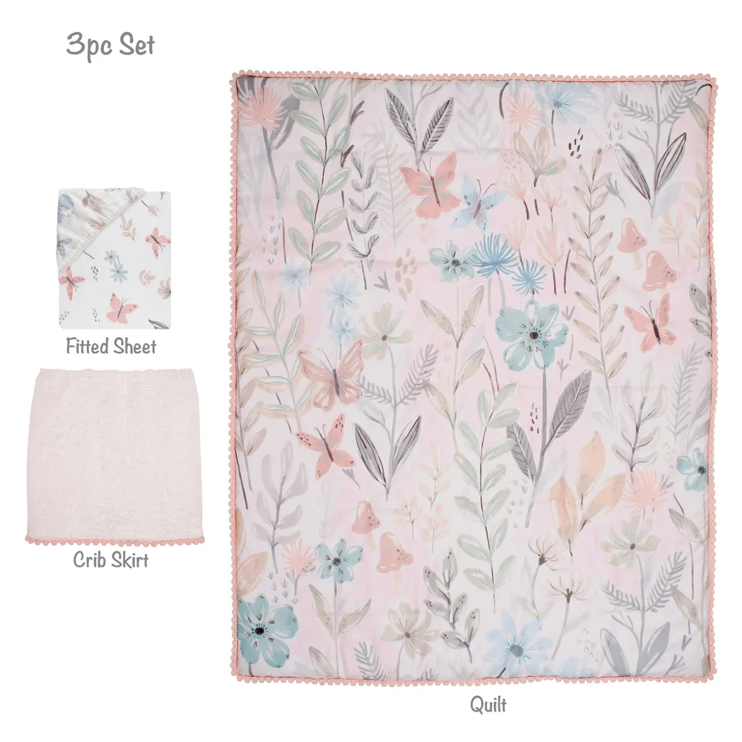 Kids Baby Blooms Multi Baby Bedding Set - Image 4