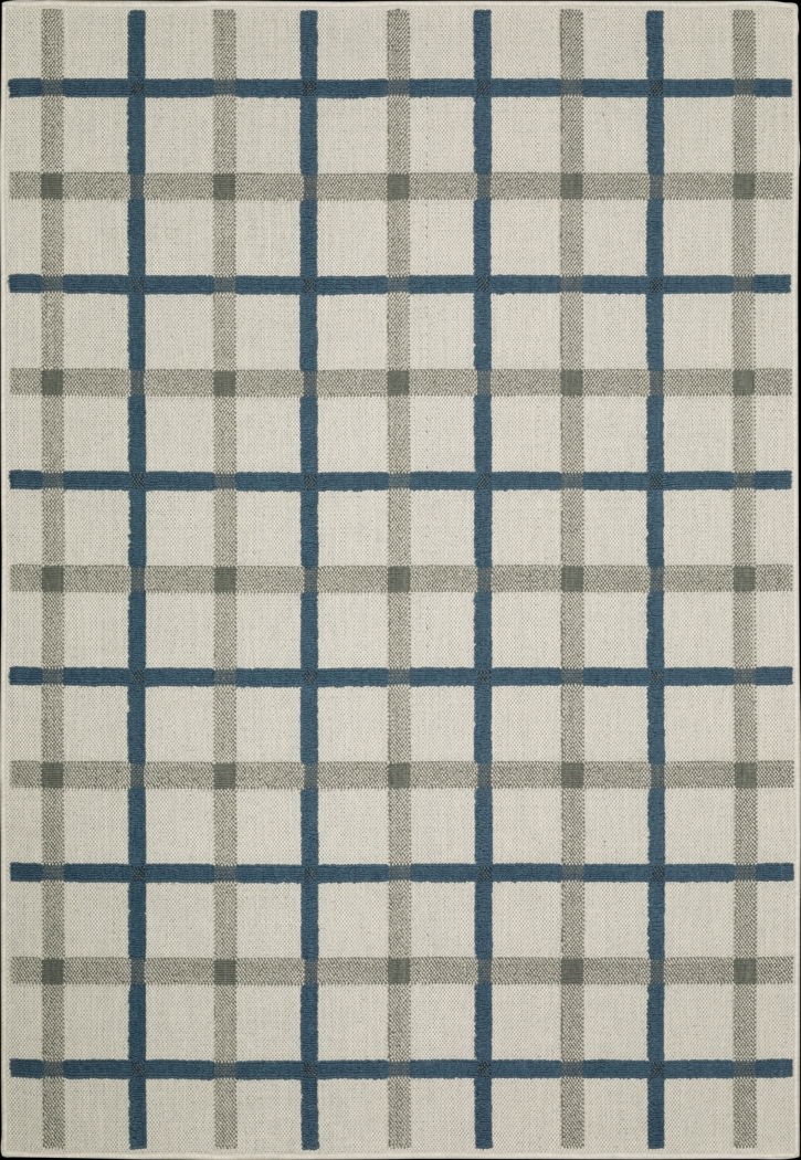 Kids Baby Boo Stripe Beige 7'10 x 10'10 Rug - Thumbnail - Image 1