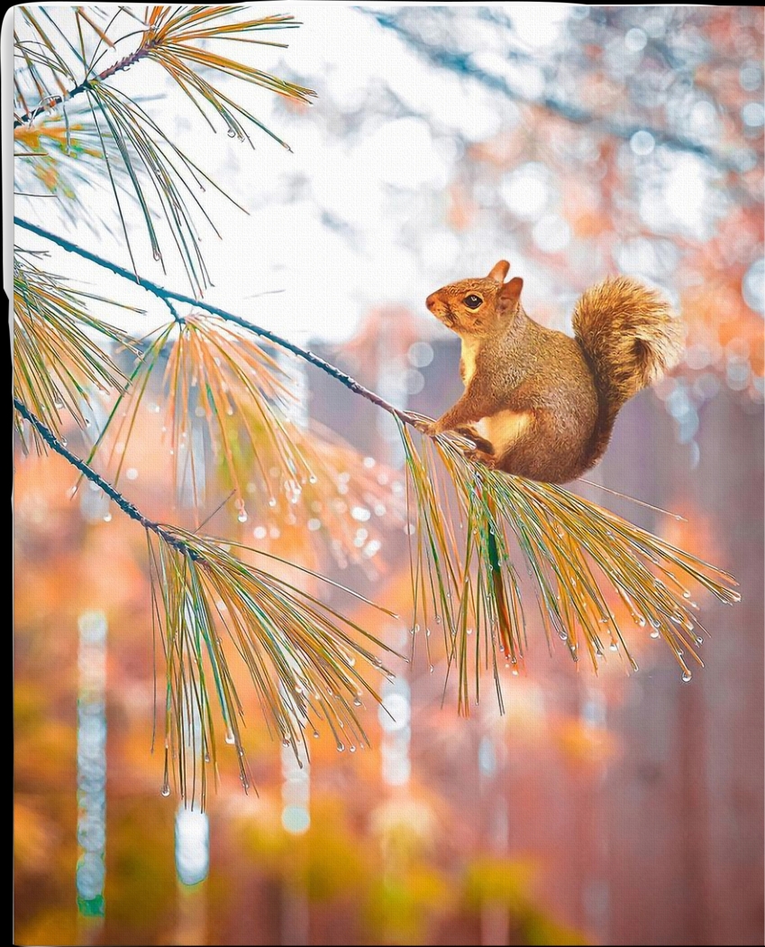 Kids Baby Squirrel II Brown Artwork - Thumbnail - Image 3